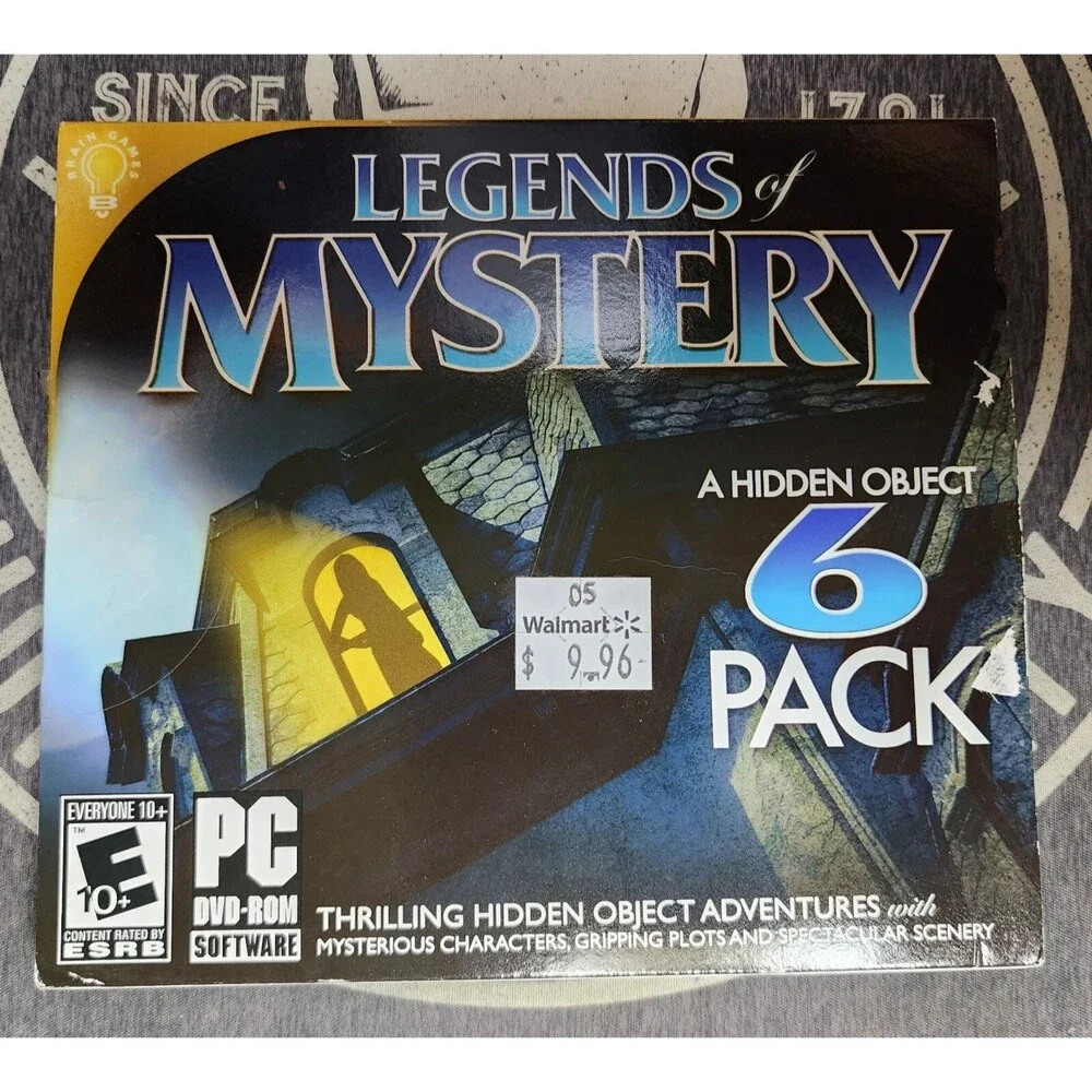 Legends Of Mystery PC DVD-ROM Game 6 Pack Hidden Object